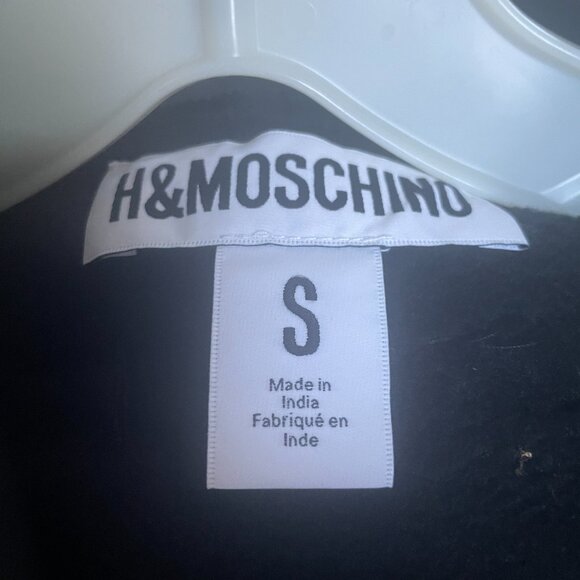 Men's size Small or Woman's Medium Moschino H&M black and gold hoodie - Picture 4 of 5